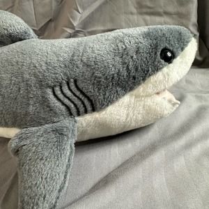 WILD REPUBLIC Gray Shark Plush 15"